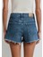 Cherry 90LAR Puslu Koyu Mavi Jean Şort 1410022-89732 9