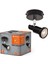 LED Spot GU10 1X3.4W, 230 Lm, 2700K, Siyah, Ayarlanabilir Tavan Lambası 1