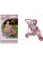 9614 3 Tekerlekli Pembe Gri Puset 2
