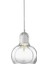 Mega Bulb E27 El Yapımı Cam Sarkıt Lamba, Sofie Refer Imzalı Tasarım, 60W Max 3m Kumaş Kablo 1