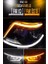 Keeway Speed uyumlu Far Üstü Kayar LED Selamlamalı Sinyalli 60 cm Beyaz ve Turuncu Renk 5