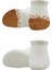 Bistyle 2'li Penye Sneakers Çorap BS20105 Ekru Hardal 2