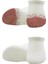 Bistyle 2'li Penye Sneakers Çorap BS20105 Ekru Pudra 2