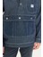 %100 Pamuk Relaxed Fit Geniş Kesim Kapüşonlu Koyu Mavi Denim Jean Ceket 5