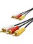 3rca Kablo Gold 10M Siyah HDX5057 1