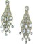 Yeni Lüks Dörtgen Düzensiz Rhinestones Uzun Küpeler (Yurt Dışından) 1