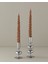 Yılbaşı Christmas Tree 2'li Mum 26,4x5,7x3,5 cm Bronz 2