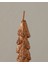 Yılbaşı Christmas Tree 2'li Mum 26,4x5,7x3,5 cm Bronz 3