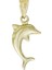 14 Ayar Altın Yunus Kolye Ucu 1
