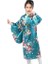Kemerli Desenli Japon Tarzı Çocuk Kimono S - Mavi (Yurt Dışından) 1