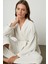 Müslin Kadın Bornoz – Kimono Modeli Sabahlık – %100 Organik Pamuk, 2 Kat Müslin Kumaş – Plaj, Spa, Hamam, Yazlık ve Günlük Kullanım Için Hafif, Nefes Alabilir, Kuşaklı ve Cepli Tasarım 3