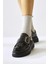 Evrim Siyah Rugan Toka Detaylı Günlük Ayakkabı 3