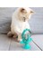 ® Vantuzlu Zilli Interaktif Dönebilen Mama Kaplı Renkli Eğlenceli Eğitici Kedi Oyuncağı ( Lisinya ) 1