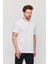 Erkek Pamuk Slim Fit Dar Kesim Bisiklet Yaka Basic Tişört 5