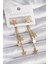 316L Çelik Gold Renk Yıldız Model Çoklu Sallantı Yıldız Kadın Küpe - TJ-BKP9586 1
