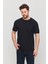 Erkek Pamuk Slim Fit Dar Kesim Bisiklet Yaka Basic Tişört 1