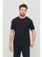 Erkek Pamuk Slim Fit Dar Kesim Bisiklet Yaka Basic Tişört 4