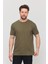 Erkek Pamuk Slim Fit Dar Kesim Bisiklet Yaka Basic Tişört 1