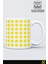 Sarı Renkli Dot Nokta Desenli Kupa Bardak 330 ml 2