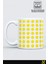 Sarı Renkli Dot Nokta Desenli Kupa Bardak 330 ml 3