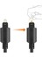 10 Metre Optik Ses Kablosu 🎧 Toslink SPDIF Dijital Fiber Bağlantı Kablosu – Siyah 10