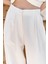 Prasetsah Bağlamalı Ekru Crop Pantolon Takım 7