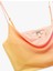 Saten Crop Bluz Askılı Degaje Yaka Renk Geçişli 3