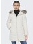 Kadın Mont Ekru 15183994 Onlnewellan Quilted Hood Fur Coat 1