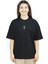 Fingard | Siyah Renk Baskılı Kadın T-Shirt | Oversize 2