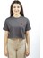 Luxfin | Gri Renk Baskılı Crop | Oversize 2