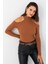 Kadın Camel Omuzları Açık Kaşkorse Bluz EY2590 1