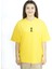 Arborforce | Sarı Renk Baskılı Kadın T-Shirt | Oversize 2