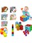Elite Hayvanlar 6'lı Eğitim Seti +6li Mini Kule + Bultak Küp+ 10 1det Top Hediyemizdir 4 Lü Set Oyun Seti 1 Adet 1