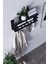 Sofya 2 Katlı Antrasit Raflı Askılık,portmanto (63 Cm-6 Askı) 1