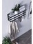 Sofya 2 Katlı Beyaz Raflı Askılık,portmanto (63 Cm-6 Askı) 1