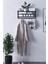 Sofya 2 Katlı Beyaz Raflı Askılık,portmanto (63 Cm-6 Askı) 4