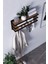 Sofya 2 Katlı Ceviz Raflı Askılık,portmanto (53 Cm-5 Askı) 2