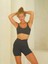 Paria Çapraz Detay Spor Siyah Crop 1