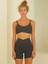 Paria Çapraz Detay Spor Siyah Crop 2