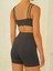 Paria Çapraz Detay Spor Siyah Crop 6