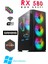 TC80 Ryzen 5 5500 16GB Ram 512GB SSD RX580 8gb 24'' 180hz Curved Oyuncu Masaüstü Bilgisayarı 2