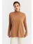 Kadın Camel Salaş Triko Bluz YV289 3