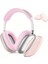 Airpods Max Uyumlu Kulaklık Kılıfı Silikon SF22 Pembe 1