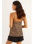 Kadın Camel-Siyah Dantelli Atlet LPP5008 4