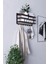 Sofya 2 Katlı Ceviz Raflı Askılık,portmanto (63 Cm-6 Askı) 3