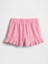 Kız Bebek Açık Pembe Babygap Chambray Volanlı Pull-On Şortlar 1