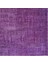 185 x 298 cm El Yapımı Mor Halı, El Dokuması Eski Halı, Yenilenmiş Türk Halısı 3