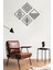 4 Element Temalı Ahşap Mdf Duvar Dekoru – Modern Geometrik Tasarım (4'lü Set) 2