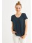 Kadın Lacivert Basic Bluz AYD410 2