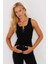 Kadın Siyah Patlı Kaşkorse Bluz MK02 4